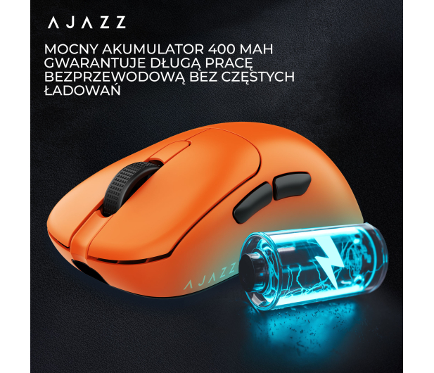Ajazz AJ179APEX 3950-8K ze stacją dokującą pomarańczowa - 1536389 - zdjęcie 13